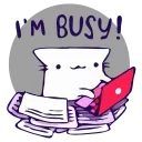 💻 emoji Animated Cat @IMG2D Telegram sticker 6 of 22