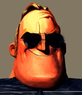 😎 emoji Mr. Incredible Telegram sticker 7 of 91