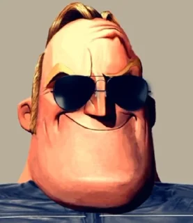 😎 emoji Mr. Incredible Telegram sticker 11 of 91