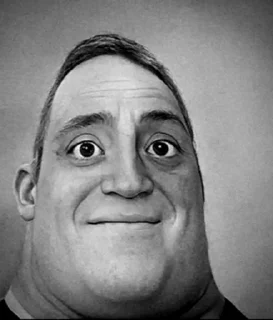 😐 emoji Mr. Incredible Telegram sticker 23 of 91