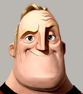 😊 emoji Mr. Incredible Telegram sticker 13 of 91