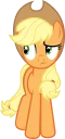 😒 emoji Applejack Pony Telegram sticker 8 of 41