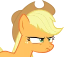 😠 emoji Applejack Pony Telegram sticker 4 of 41