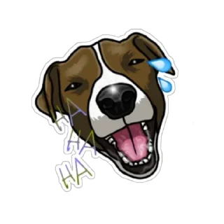 🤣 emoji Пес Патрон @gif_ochky Telegram sticker 9 of 15