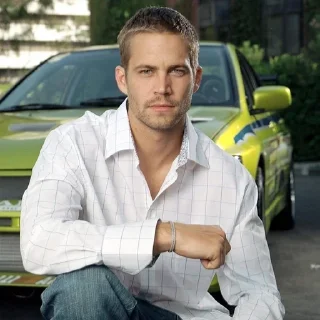 Sticker from Paul Walker