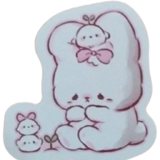 😣 emoji bunny | @newlife2022z Telegram sticker 24 of 25