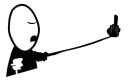 🖕 emoji Mr. Freeman Telegram sticker 23 of 74