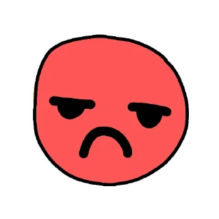 😡 emoji Норм смайлікі. Telegram sticker 12 of 17