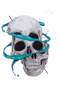 💀 emoji 𝗔𝗗𝗔𝗠 𝗢𝗧𝗜𝗦 Telegram sticker 19 of 55