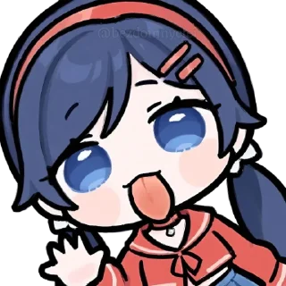 😋 emoji :     ° @bezdomnyefei °     :    [ MiSide ] Telegram sticker 16 of 82