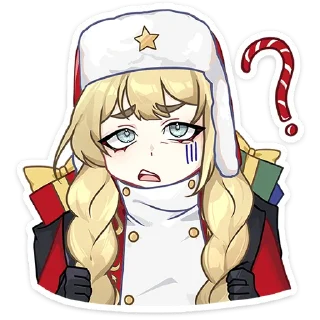 Sticker from Новогодний посыльный Аня :: @stickroom