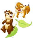 😌 emoji Chip And Chap Telegram sticker 21 of 98