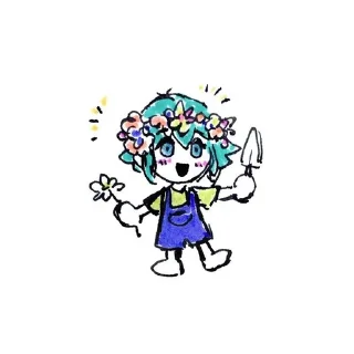 😄 emoji Basil ; @omoristc Telegram sticker 6 of 81