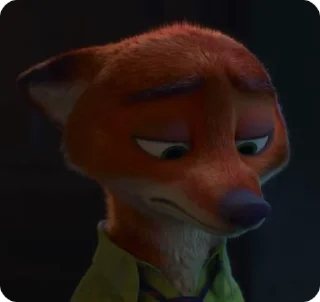 🌟 emoji zootopia::Nick Wilde Telegram sticker 13 of 64