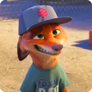🌟 emoji zootopia::Nick Wilde Telegram sticker 8 of 64