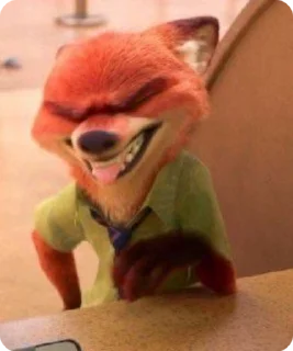 🌟 emoji zootopia::Nick Wilde Telegram sticker 11 of 64