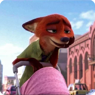 🌟 emoji zootopia::Nick Wilde Telegram sticker 5 of 64