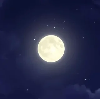 🌕 emoji Луна сегодня красивая 🥰 Telegram sticker 24 of 46