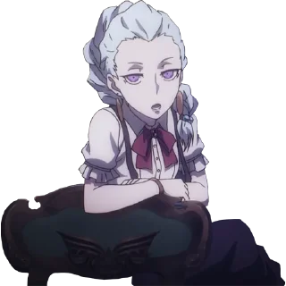 🙁 emoji Death Parade Telegram sticker 23 of 64