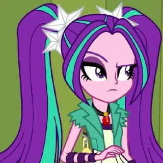 🍇 emoji Aria Blaze | @MLPstick Telegram sticker 12 of 50