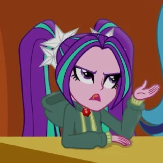 🍇 emoji Aria Blaze | @MLPstick Telegram sticker 14 of 50
