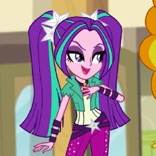 🍇 emoji Aria Blaze | @MLPstick Telegram sticker 18 of 50