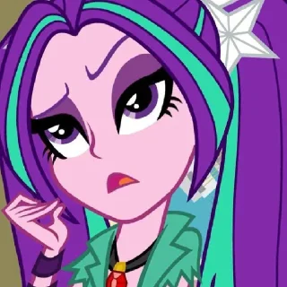 🍇 emoji Aria Blaze | @MLPstick Telegram sticker 6 of 50