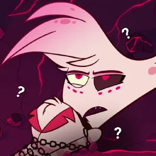 ❓ emoji Angel dust @AnotherMedium Telegram sticker 14 of 41