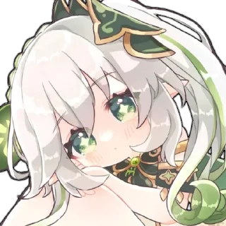 🍃 emoji Kusanali simp ໒꒰ྀི∩˃ ᵕ ˂∩꒱ྀི১ :: @mokainfo. Telegram sticker 13 of 58
