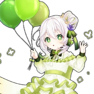🍃 emoji Kusanali simp ໒꒰ྀི∩˃ ᵕ ˂∩꒱ྀི১ :: @mokainfo. Telegram sticker 12 of 58