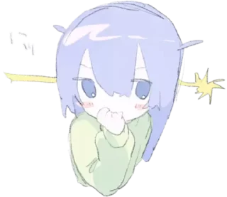 🙂 emoji ૮₍ ៸៸ ˃ ꒧ ˂ ⍝ ₎ა - @wexsavi ᭡ Telegram sticker 21 of 24