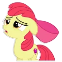 😲 emoji Apple Bloom | By @Egor418 Telegram sticker 22 of 86