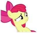 😒 emoji Apple Bloom | By @Egor418 Telegram sticker 5 of 86