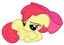 😔 emoji Apple Bloom | By @Egor418 Telegram sticker 18 of 86