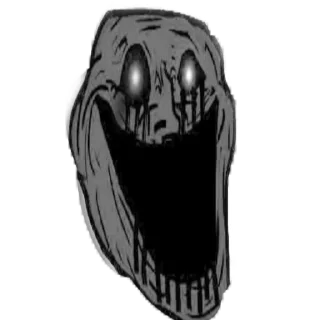 👍 emoji Trollface Telegram sticker 15 of 34
