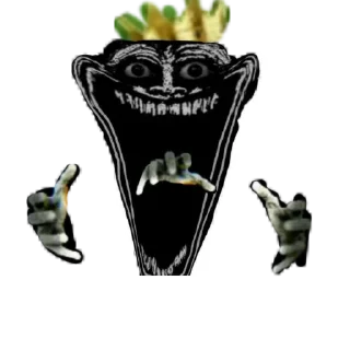 👍 emoji Trollface Telegram sticker 14 of 34