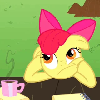 Sticker from Apple Bloom | @MLP_AnimatedStickers