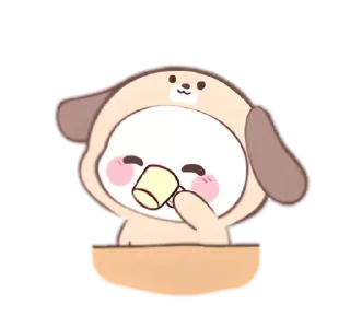 ☕ emoji ૮꒰ 𝑏𝑖𝑛𝑔𝑜 - @wexsavi 💗 ꒱ა Telegram sticker 16 of 24