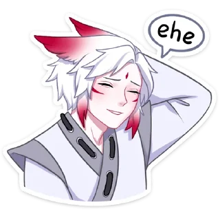 😅 emoji Хидэ (@TgSticker) Telegram sticker 7 of 48