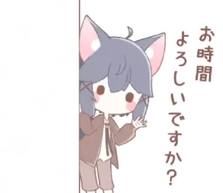👋 emoji ↬ @wexsavi - ૮꒰ྀི ´∩∩ ꒱ྀིა 🤍 Telegram sticker 8 of 40