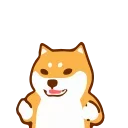 😄 emoji shiba jd Telegram sticker 16 of 25