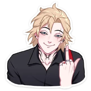 🖕 emoji Андрей @nyasticks Telegram sticker 16 of 48
