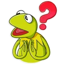 😩 emoji Kermit the Frog Telegram sticker 15 of 30