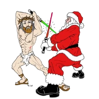 🎅 emoji Jesus Memes Telegram sticker 15 of 29