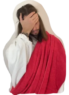 🤦‍♀️ emoji Jesus Telegram sticker 6 of 18