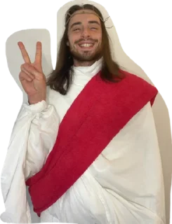 ✌ emoji Jesus Telegram sticker 12 of 18