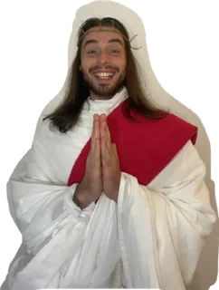 😂 emoji Jesus Telegram sticker 7 of 18