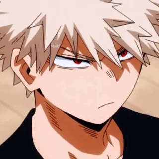 💢 emoji Кацуки Бакуго 💢 Telegram sticker 21 of 30