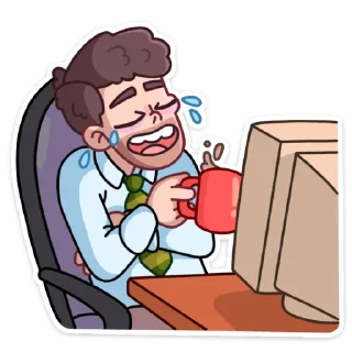 😃 emoji Майкл :: @stickroom Telegram sticker 7 of 48