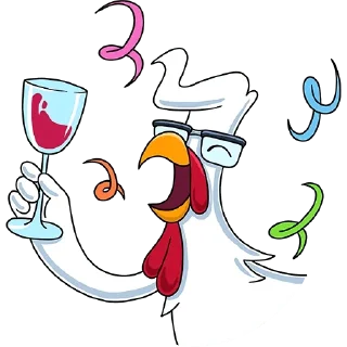 🥳 emoji KFC. WK Telegram sticker 7 of 20